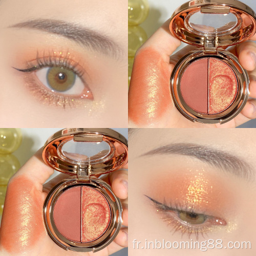 Eyeshadow de maquillage de maquillage privé étanche en gros